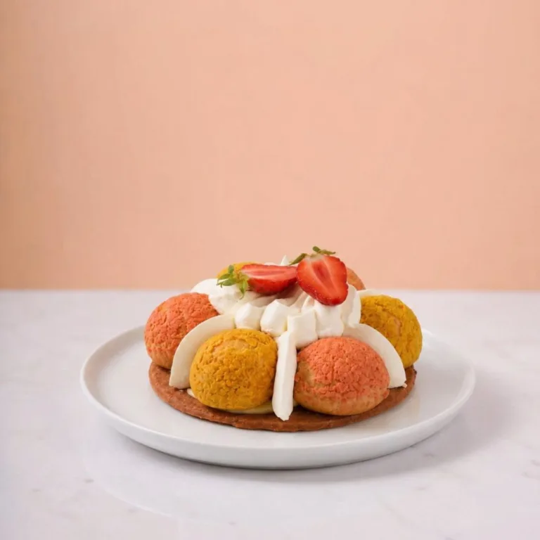Saint honoré fraise citron Mariette