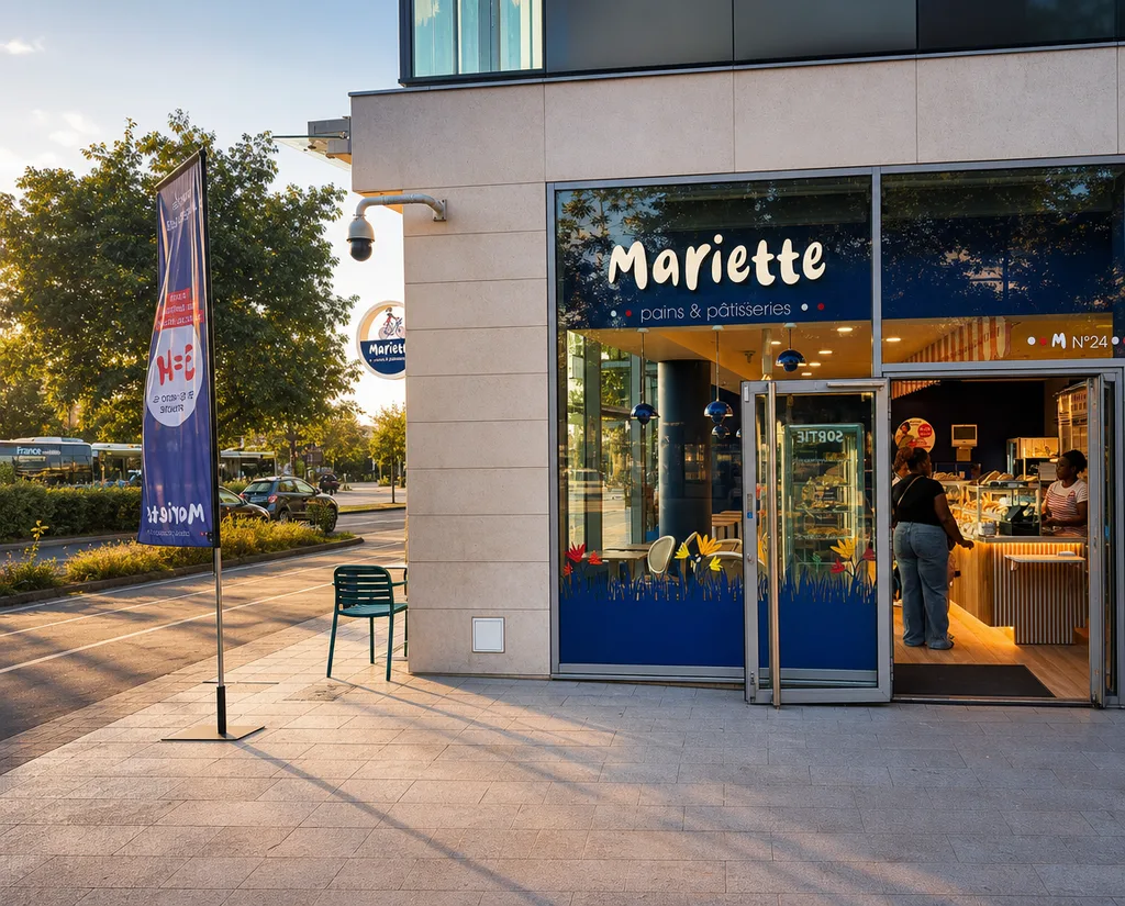 Façade Est Mariette Pains et Pâtisseries Bezons
