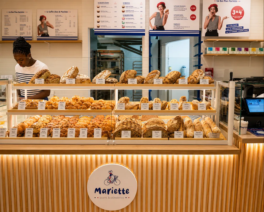 Vitrine Pains Mariette Pains et Pâtisseries Bezons